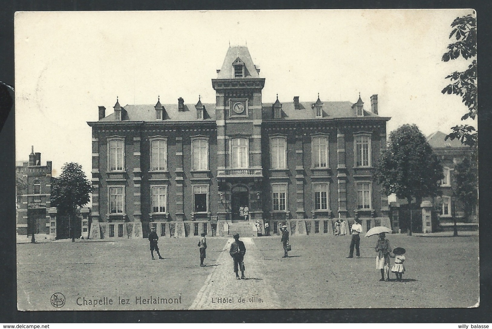 +++ CPA - CHAPELLE LEZ HERLAIMONT - Hôtel De Ville - Nels   // - Chapelle-lez-Herlaimont