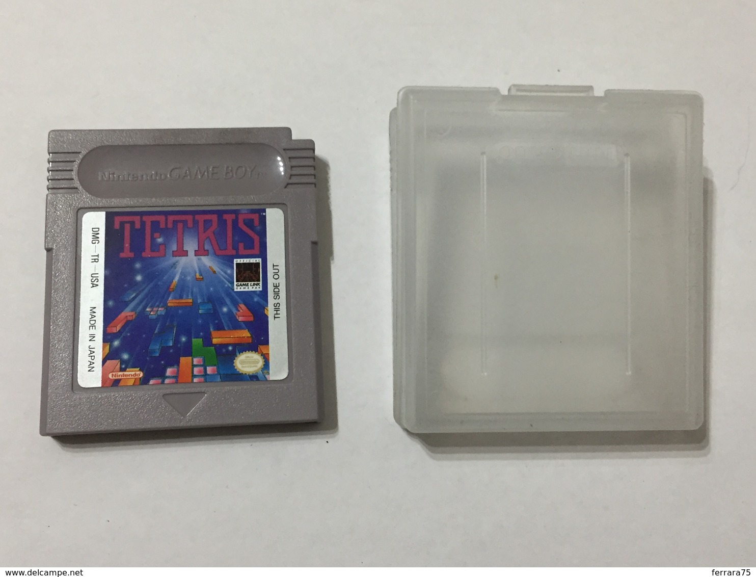 GAME BOY NINTENDO TETRIS  CARTUCCIA +CUSTODIA. - Nintendo Game Boy