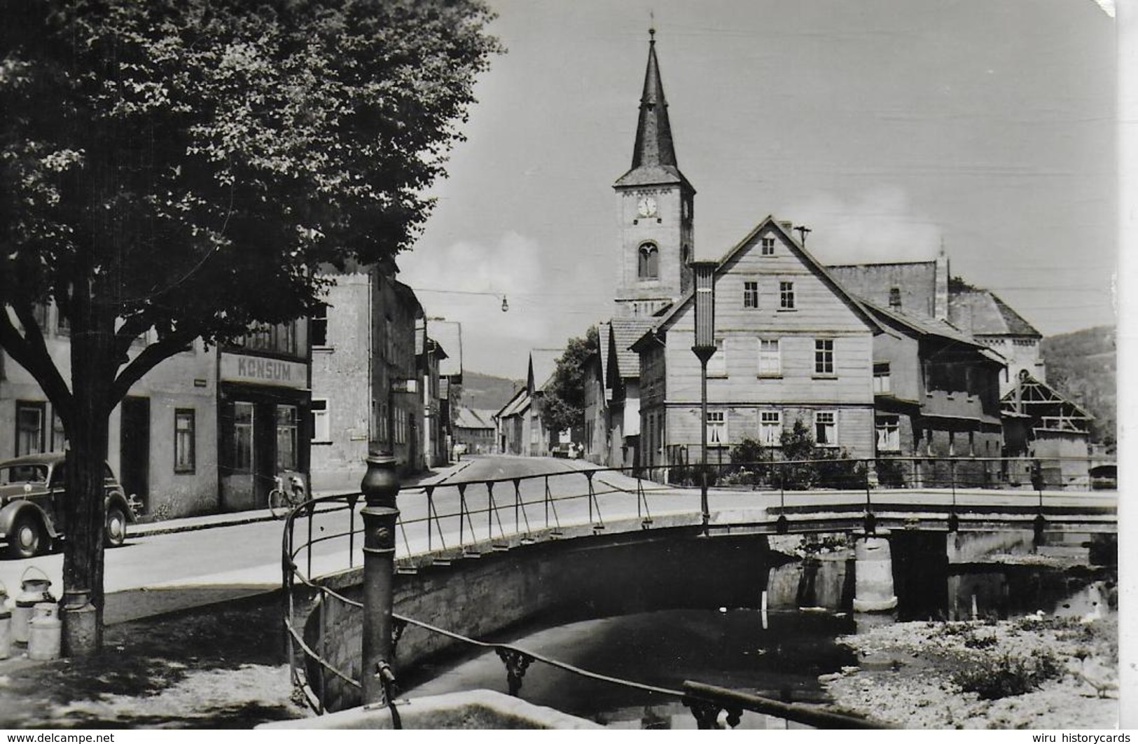 AK 0212  Kaltennordheim - August-Bebel-Strasse / Ostalgie , DDR Um 1959 - Schmalkalden