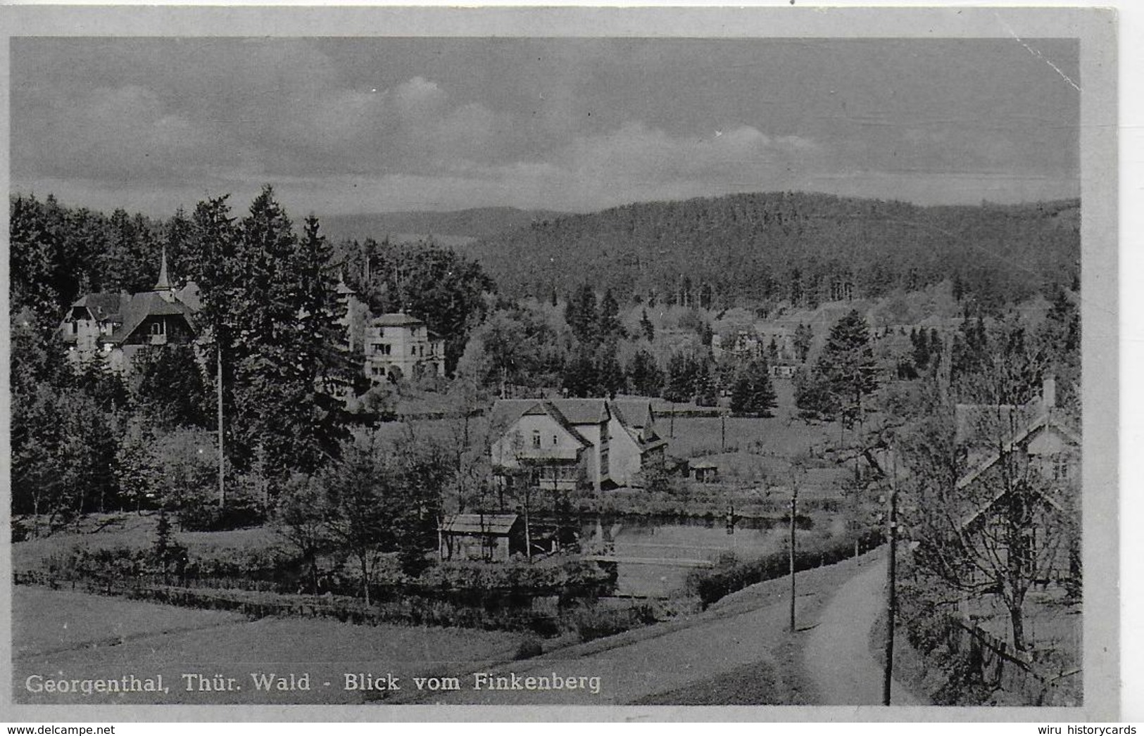 AK 0212  Georgenthal - Blick Vom Finkenberg / Ostalgie , DDR Um 1952 - Georgenthal