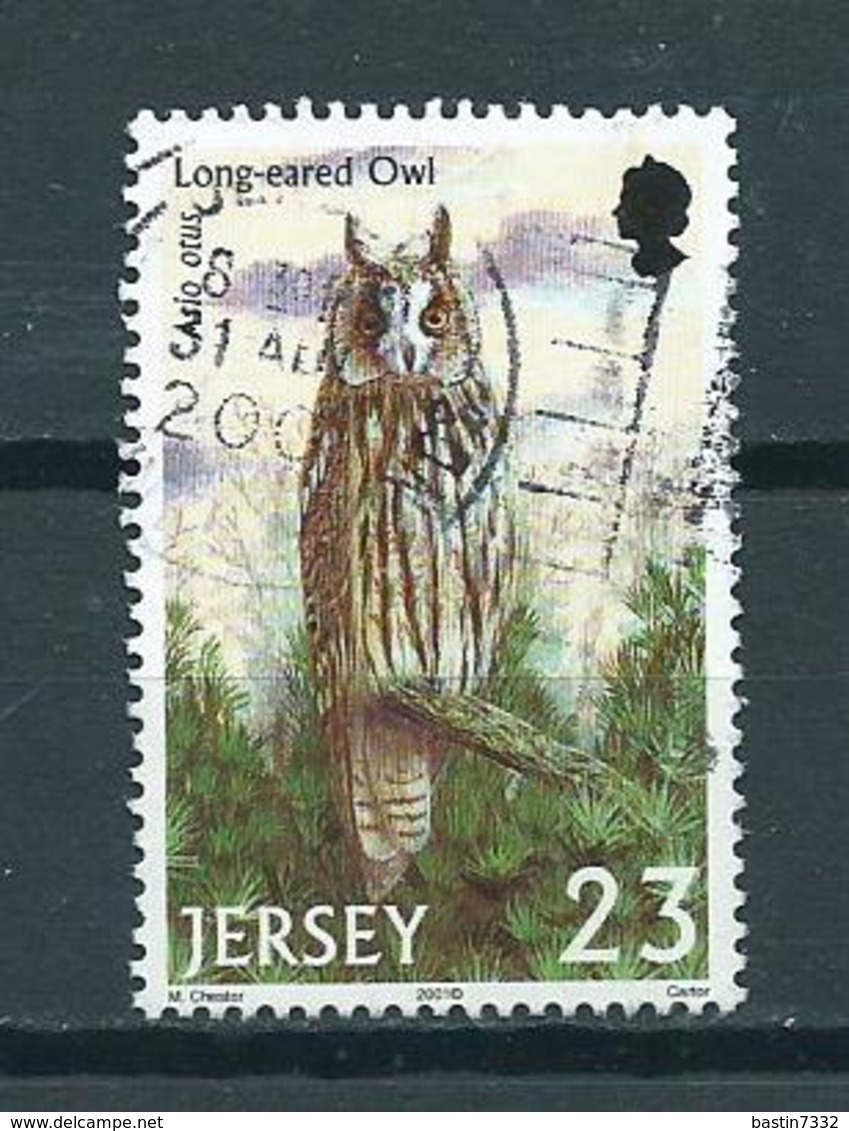 2001 Jersey Eule,owl,birds Of Prey Used/gebruikt/oblitere - Jersey