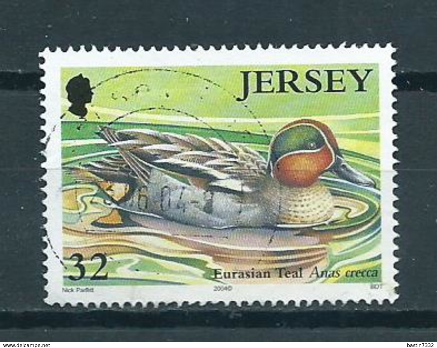 2004 Jersey Ente,birds,oiseaux,vögel Used/gebruikt/oblitere - Jersey