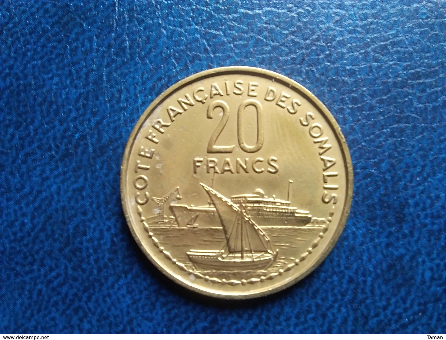 COTE FRANÇAISE DES SOMALIS   20 Francs   1965   -- SUP -- - Autres & Non Classés