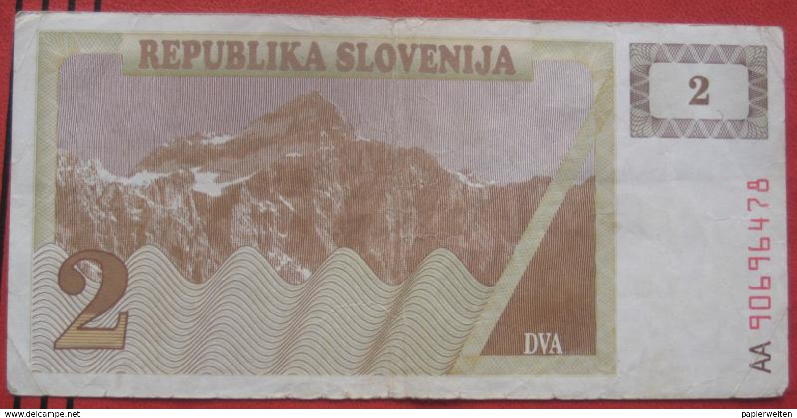 2 (Tolarjev) 1990 (WPM 2) - Slovenia