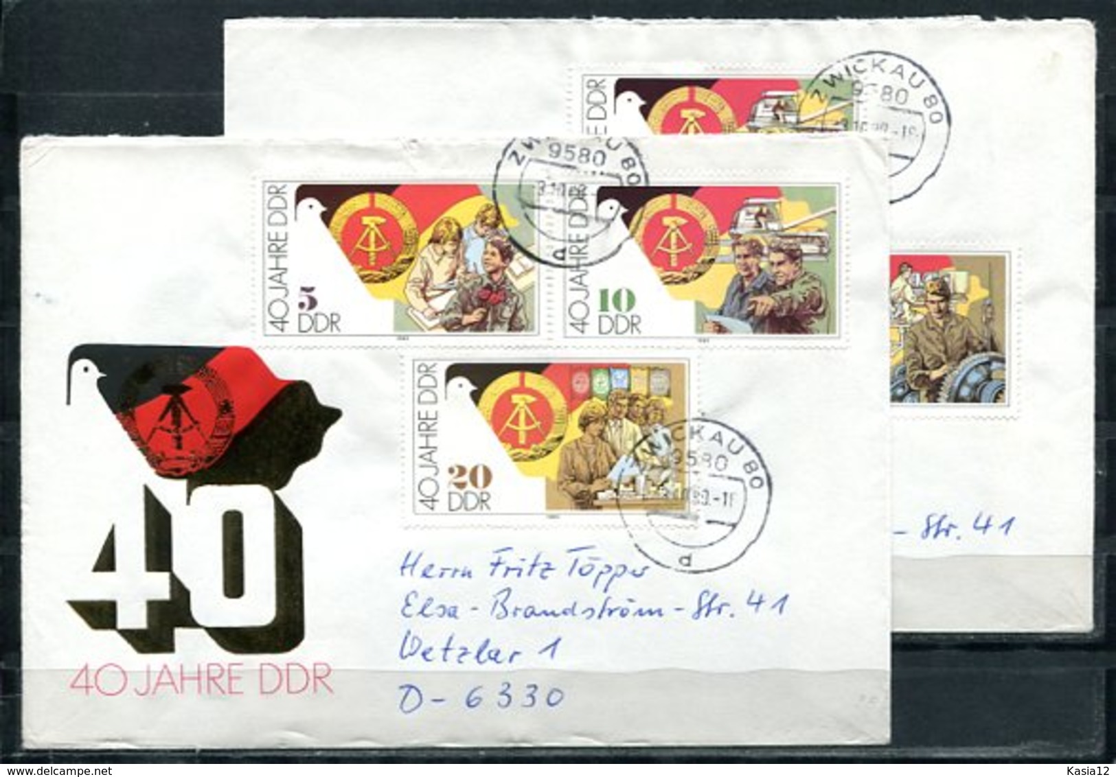 E26262)DDR FDC 3279 - 3282 - Sonstige & Ohne Zuordnung