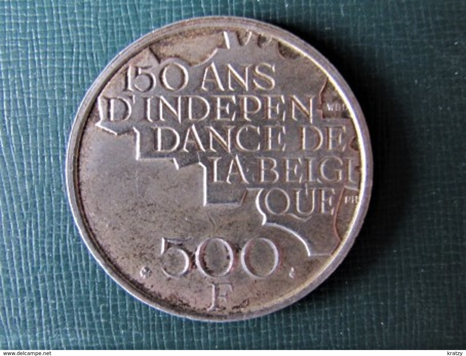 BELGIQUE - BELGIË - Pièce De 500 Francs Argent - 150 Ans De La Belgique - 500 Francs