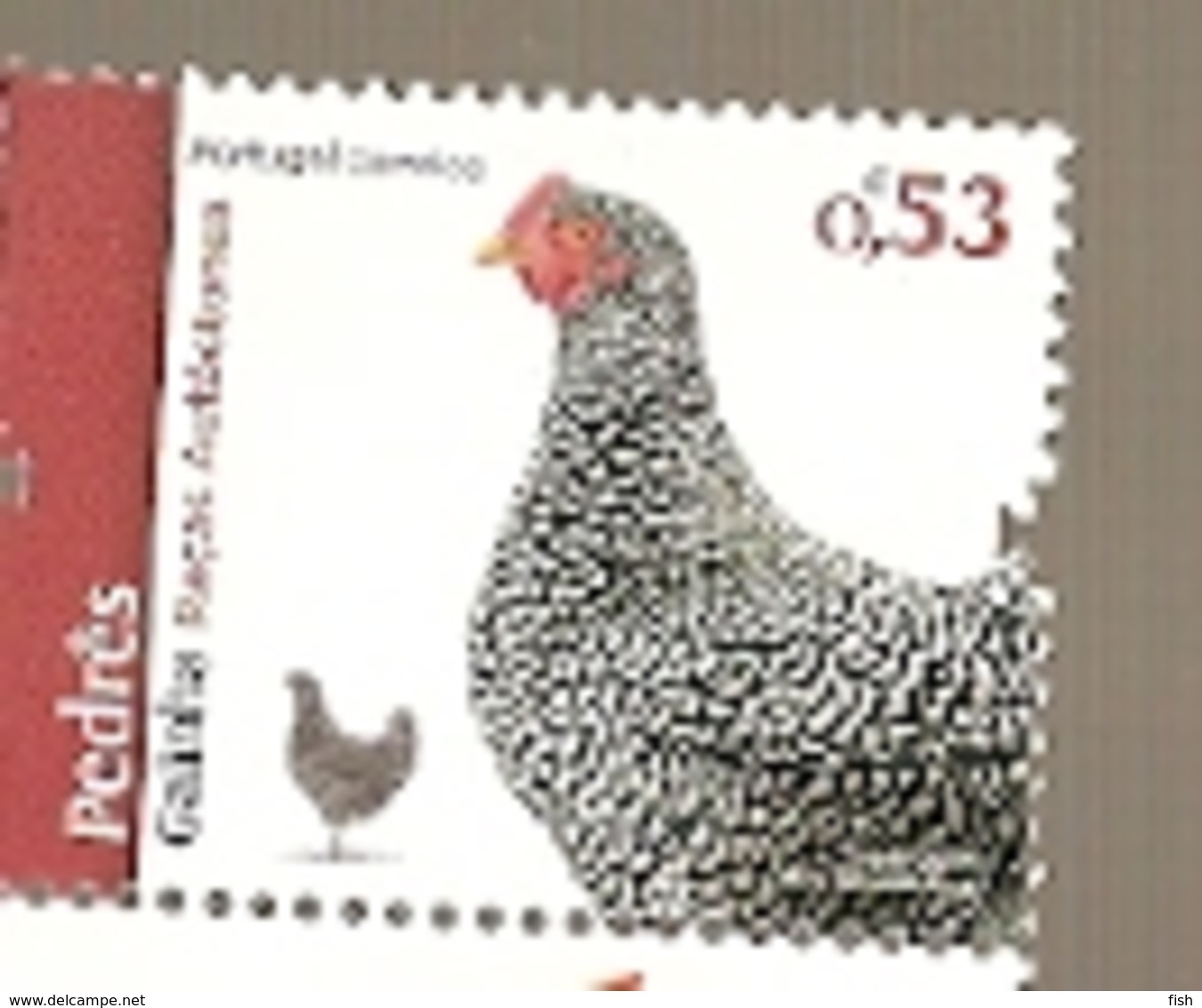 Portugal ** & Autochthonous Breeds Of Portugal,  Chicken Pedrês  2019 (5973) - Gallinacées & Faisans