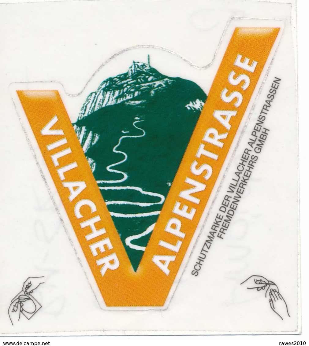 Österreich Villach Villacher Alpenstrasse Autovignette (= Eintrittskarte) - Eintrittskarten