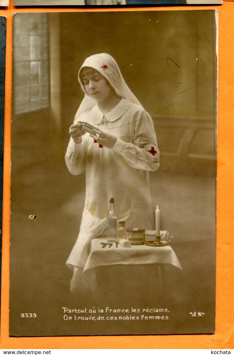 EGG826, Jeune Infirmière De La Croix-Rouge, Circulée 1919 Sous Enveloppe - Rotes Kreuz