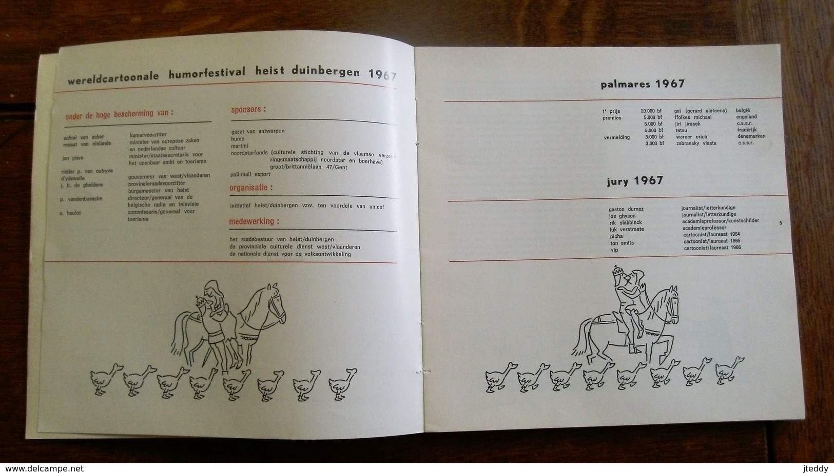 Boek  Davidsfonds  CARTOONBOEK  1 Heist Duinbergen 1967 Lay-out  Ray Gilles - Estampes & Gravures