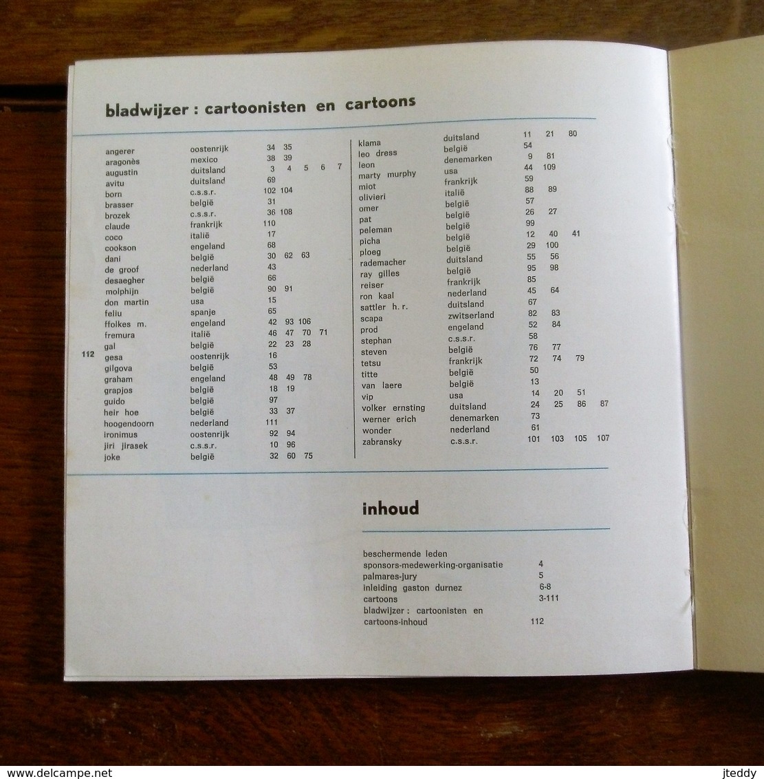 Boek  Davidsfonds  CARTOONBOEK  1 Heist Duinbergen 1967 Lay-out  Ray gilles