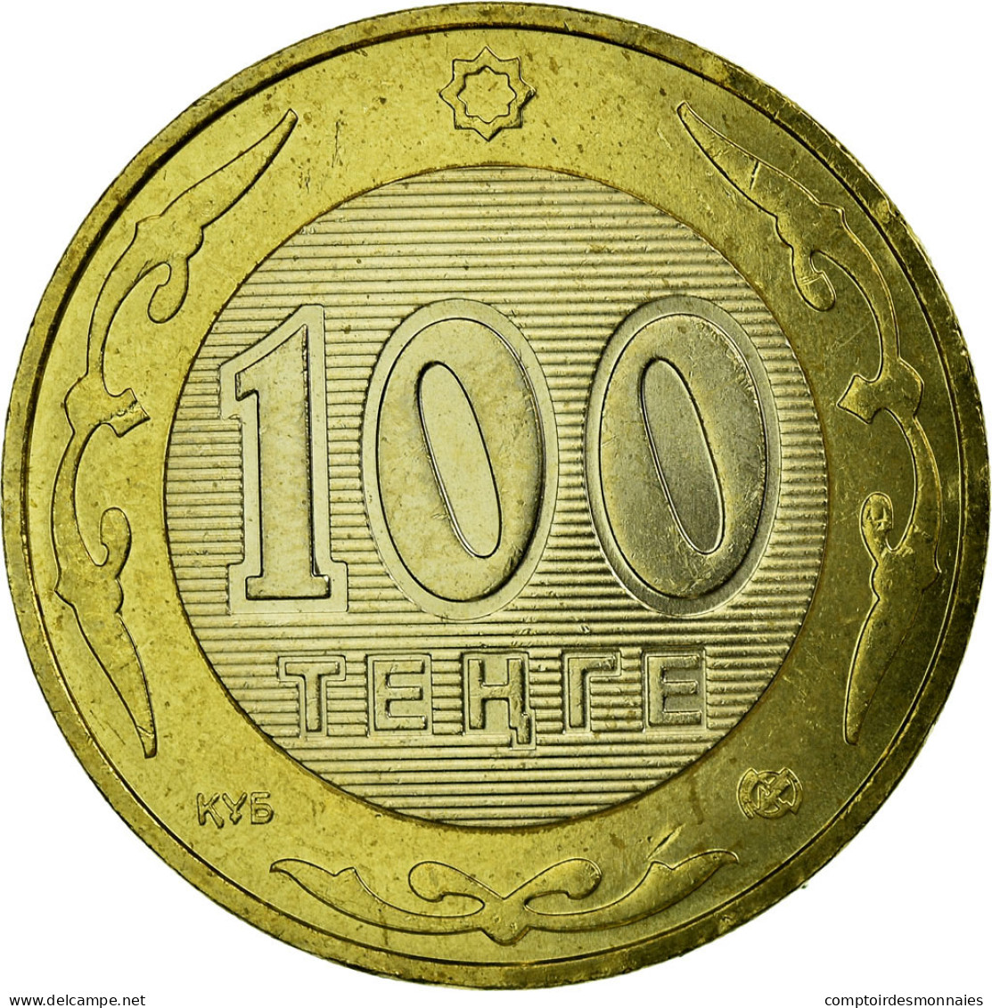 Monnaie, Kazakhstan, 100 Tenge, 2002, Kazakhstan Mint, SUP, Bi-Metallic, KM:39 - Kazakhstan