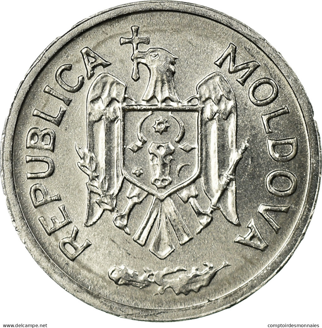 Monnaie, Moldova, Ban, 2000, TTB, Aluminium, KM:1 - Moldavië