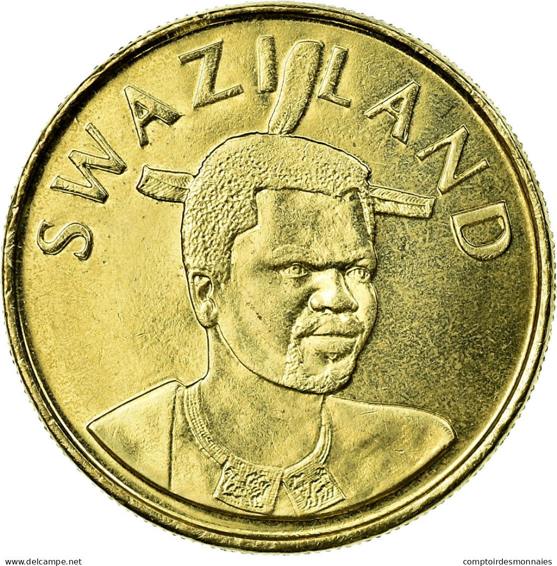 Monnaie, Swaziland, King Msawati III, Lilangeni, 1998, British Royal Mint, SUP - Swaziland