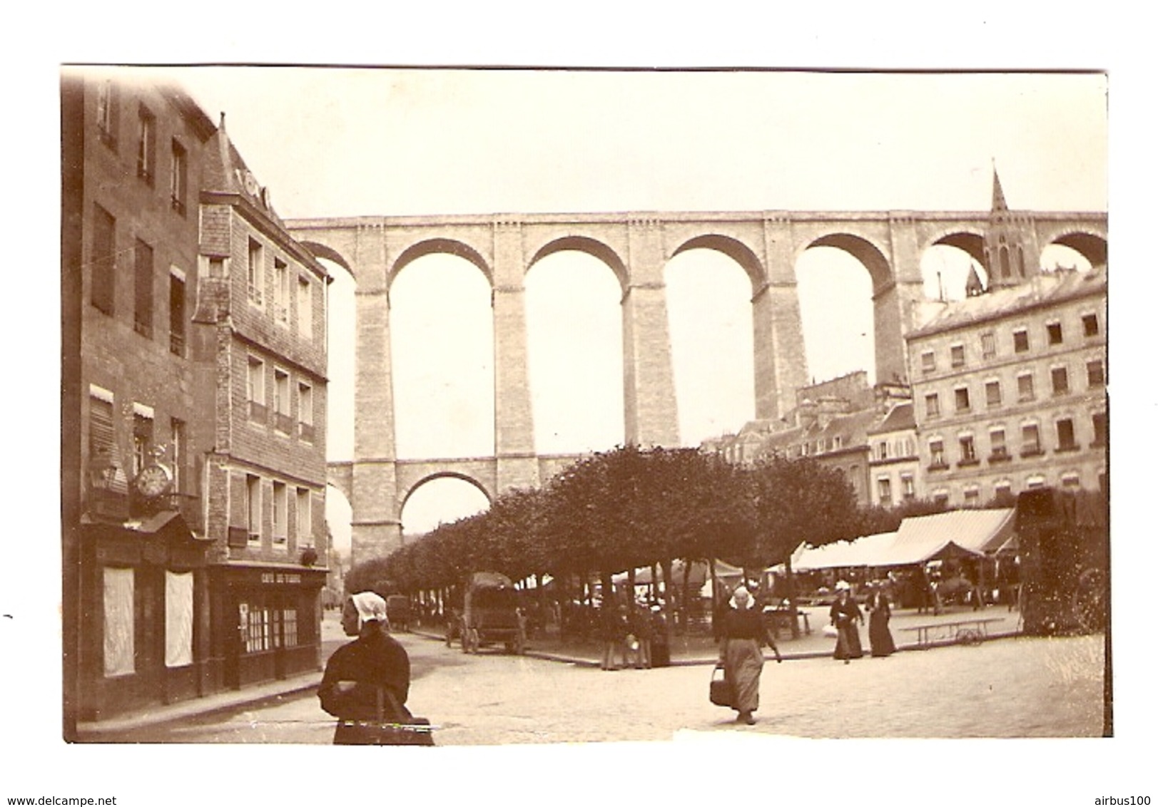 PHOTO ORIGINALE DEBUT XX ème SIECLE - VIADUC DE MORLAIX - BRETAGNE FINISTERE (29) - Lieux