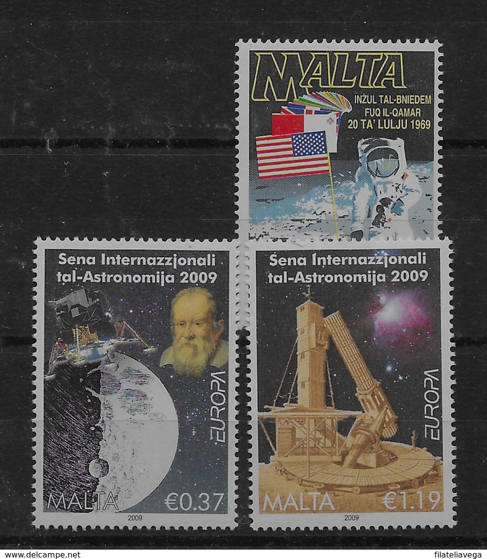 2 Series De Malta Nº Yvert 915 Y 1541/42 ** ASTROFILATELIA (SPACE) - Malta