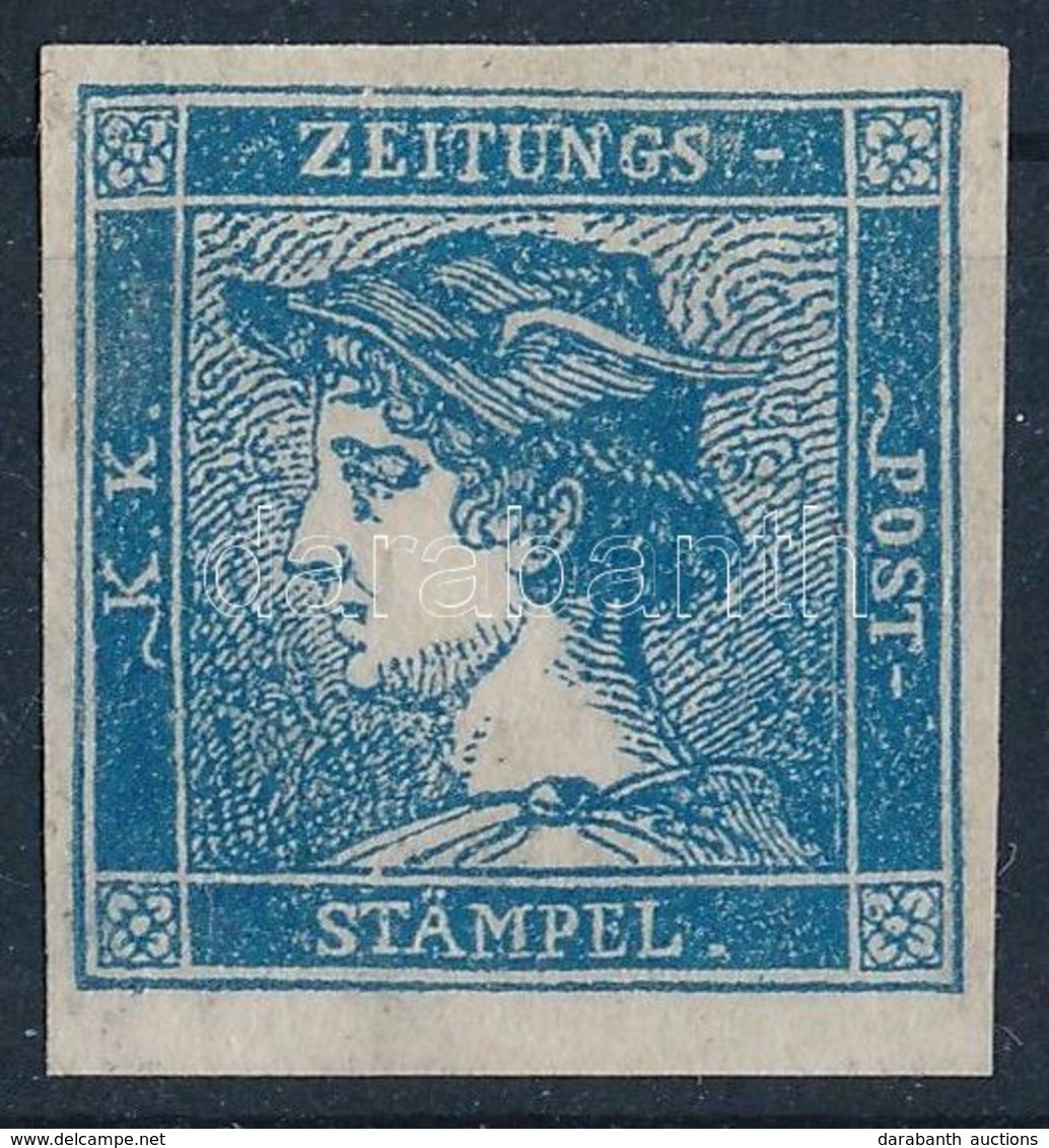 (*) 1851 Hírlapbélyeg / Newspaper Stamp IIIb Certificate: Strakosch - Sonstige & Ohne Zuordnung