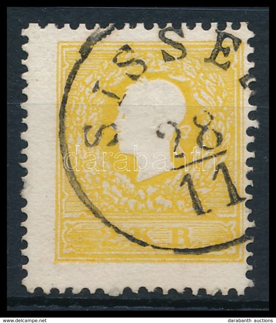 O 1858 2kr Sötétsárga I. Típus, Erős Szín, Szép Nyomat / Dark Yellow, Nice Print (Ferchenbauer EUR 540,-) 'SISSEK' Certi - Autres & Non Classés