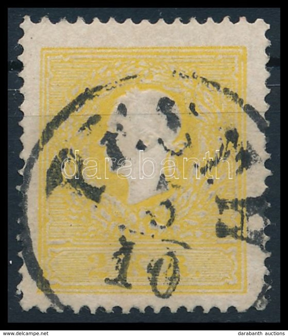 O 1858 2kr II. Típus Sárga, élénk Színű és Szépen Centrált / Yellow, Centered 'PESTH' Certificate: Steiner - Autres & Non Classés