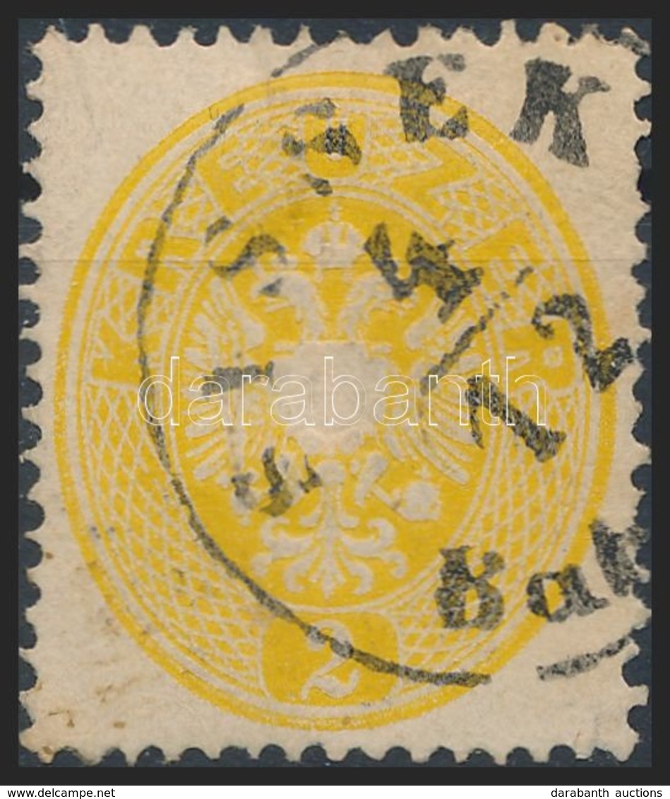 O 1863 2kr Sárga / Yellow 'SISSEK' - Autres & Non Classés