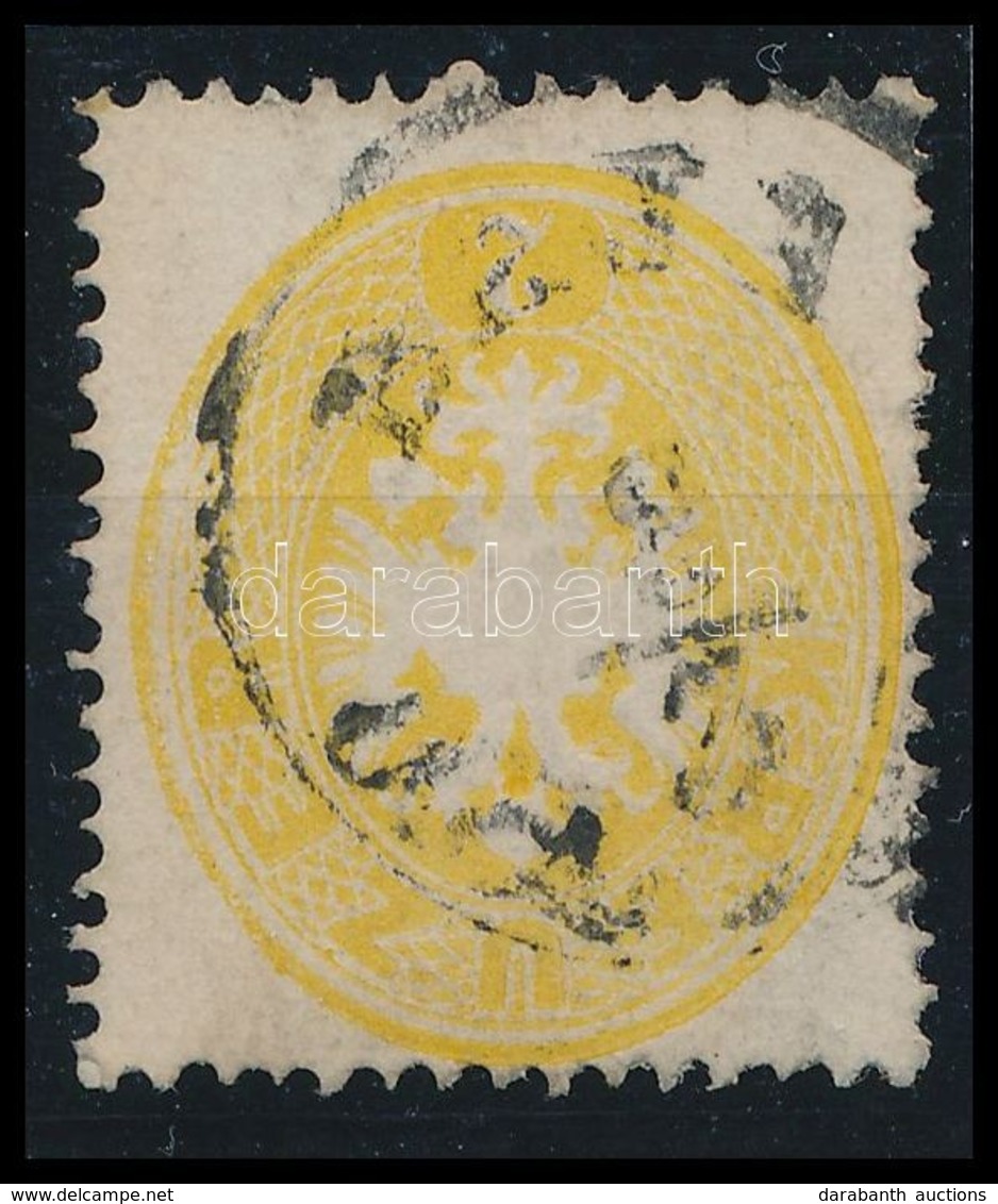 O 1863 2kr Sárga / Yellow 'BAJA' Signed: Seitz - Other & Unclassified