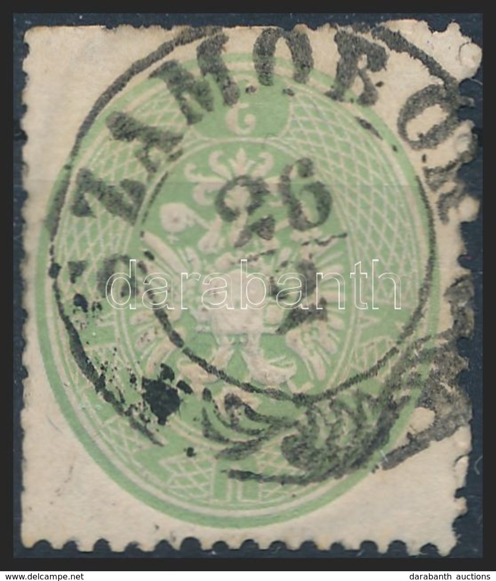 O 1863 3kr Zöld / Green 'SZAMOBOR' - Other & Unclassified