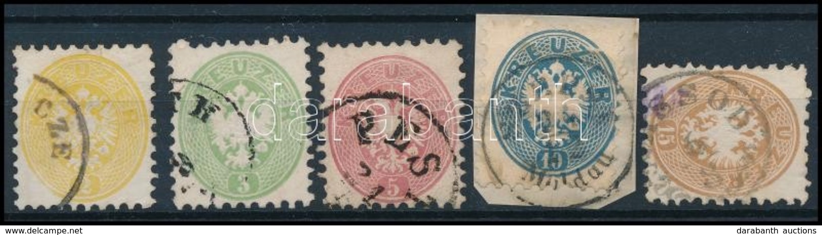 O 1864 Sorozat 5 érték / Set 5 Values - Other & Unclassified