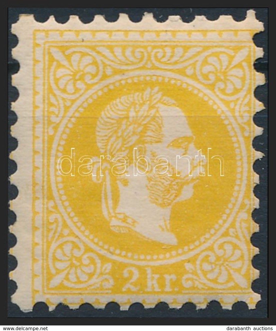 * 1867 2kr Sárga, Erős Szín / 2kr Yellow, Strong Colour - Other & Unclassified