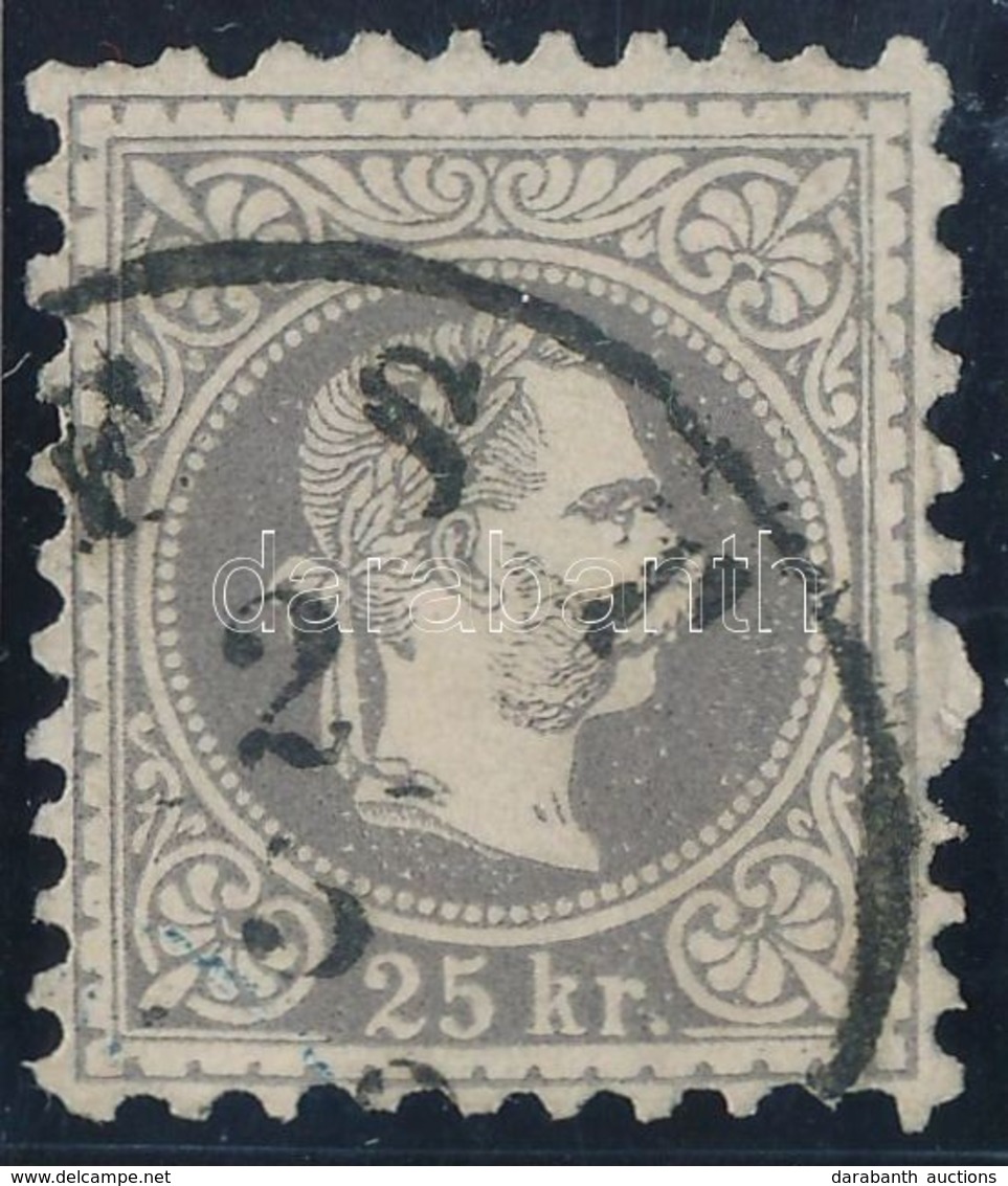 O 1867 25kr Szürkésibolya / Gray-violet '(P)EST' (55.000) - Other & Unclassified