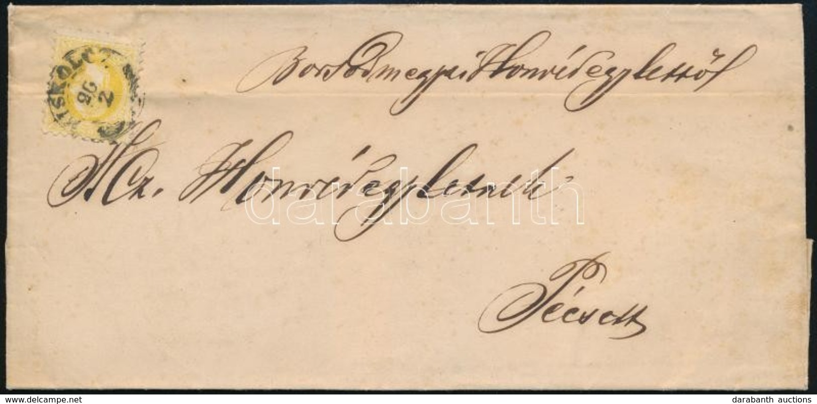 ~1867 2kr Nyomtatványon / On Printed Matter 'MISKOLCZ' - Pécs - Sonstige & Ohne Zuordnung