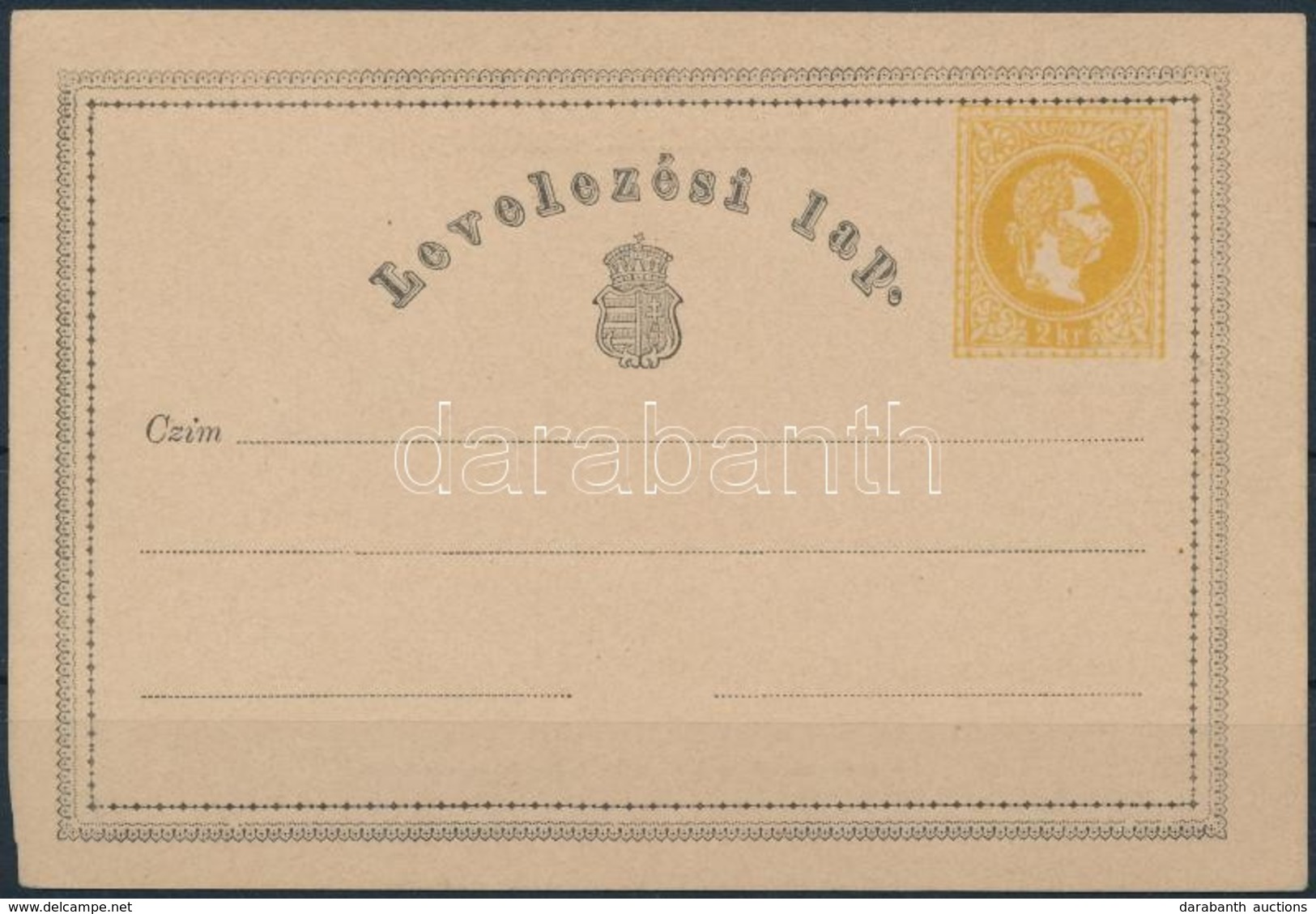 1867 Használatlan Magyar Nyelvű Díjjegyes Levelezőlap, Friss állapotban / Unused Hungarian PS-card - Sonstige & Ohne Zuordnung