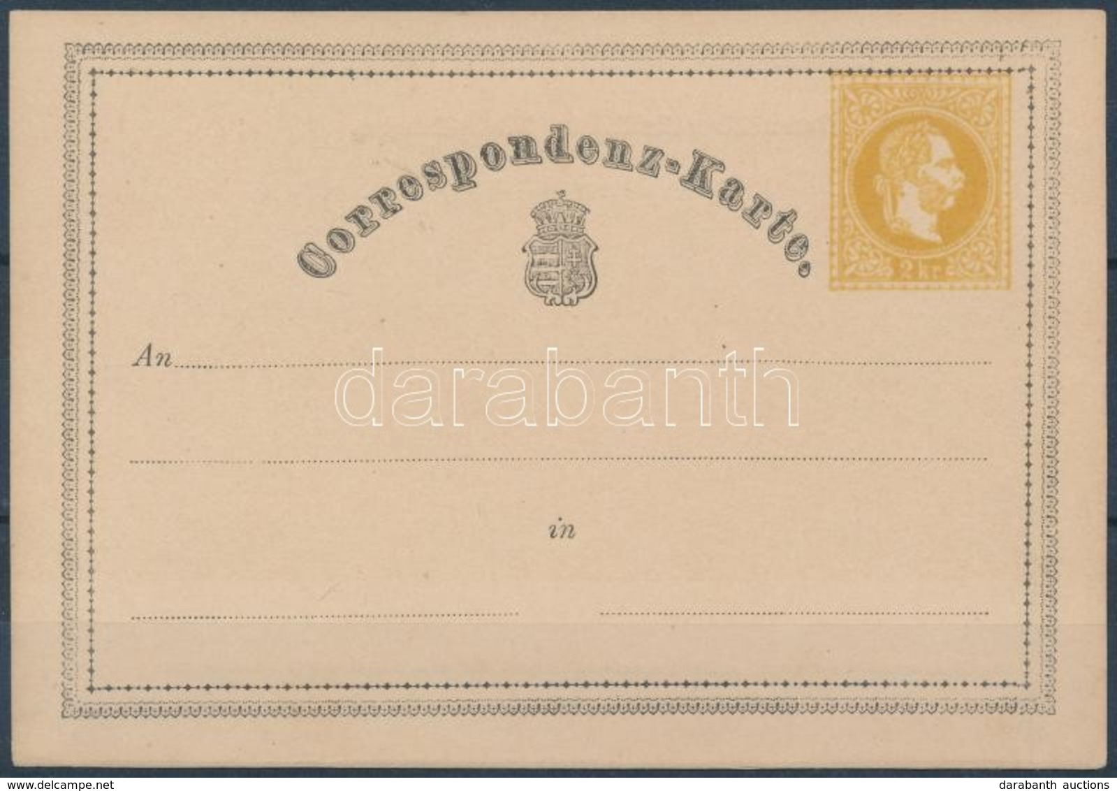 1869 Használatlan Német Nyelvű Díjjegyes Levelezőlap / Unused PS-card - Autres & Non Classés