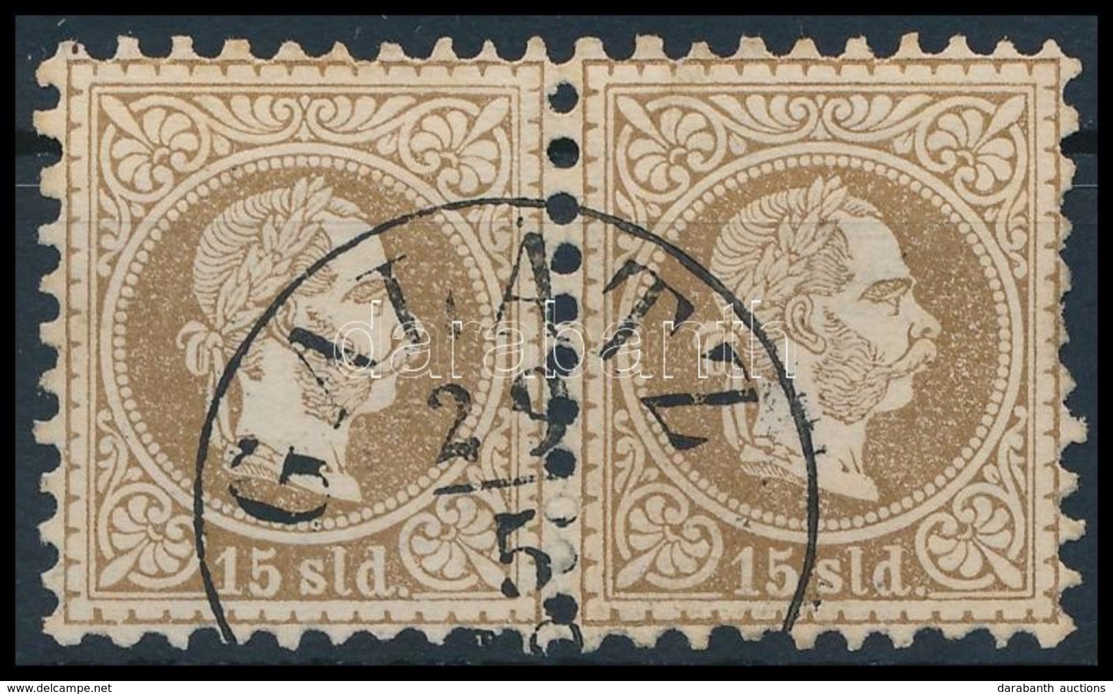 O 1867 15sld Pár / Pair 'GALATZ' - Other & Unclassified