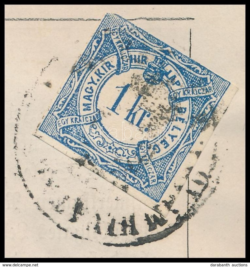 1880 Fliegende Blatter (Nr 1804) 1kr Hírlapilleték Bélyeggel (7.000) / Fliegende Blatter With 1kr Newspaper Duty Stamp - Other & Unclassified