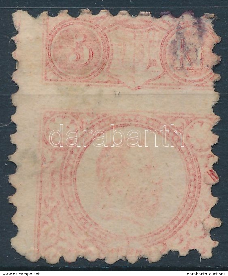 O 1871 Réznyomat 5kr ívszínátnyomattal / Mi 10 With Sheet Offset - Andere & Zonder Classificatie