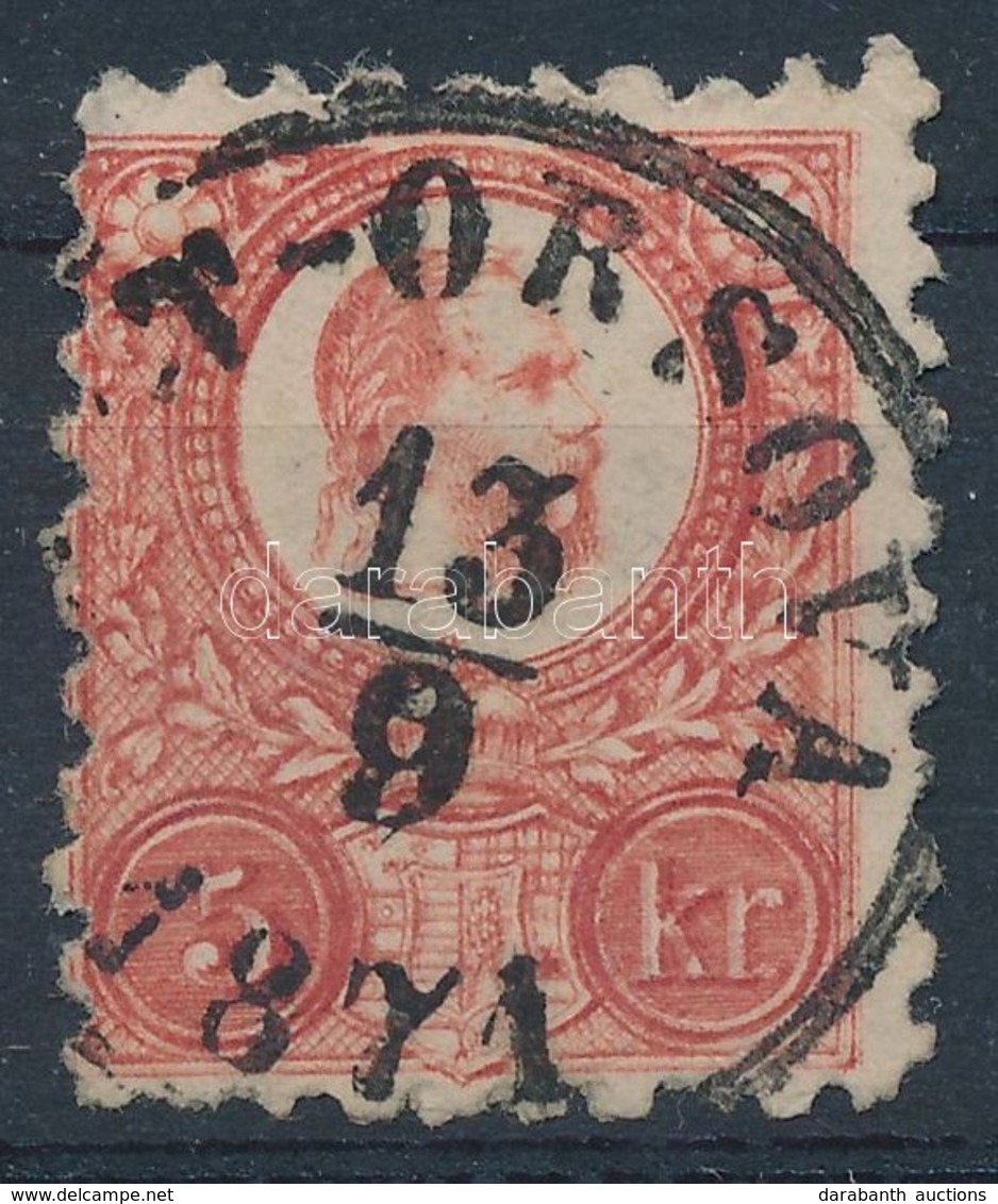 O 1871 Réznyomat 5kr Kettősnyomattal, Ritka! / With Double Print - Other & Unclassified