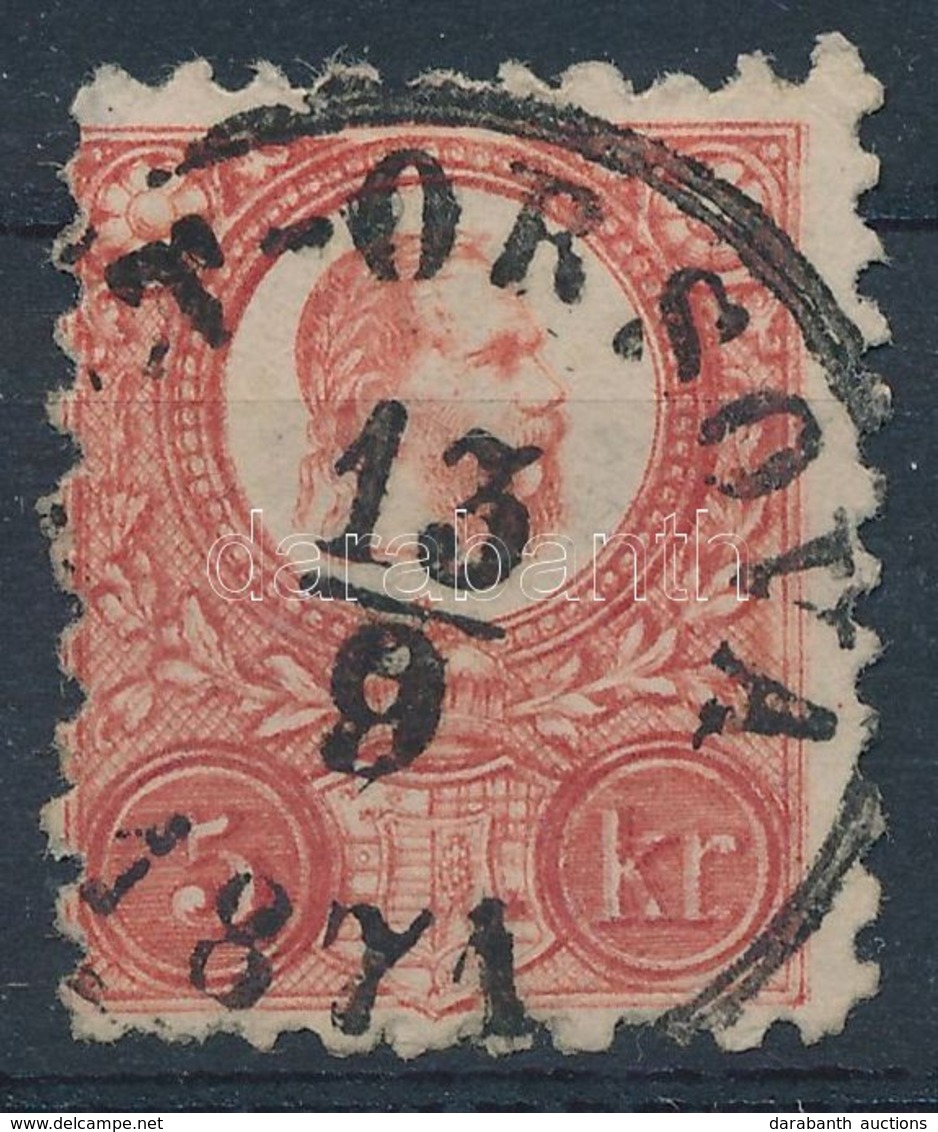 O 1871 Réznyomat 5kr Kettősnyomattal, Ritka! / With Double Print - Autres & Non Classés