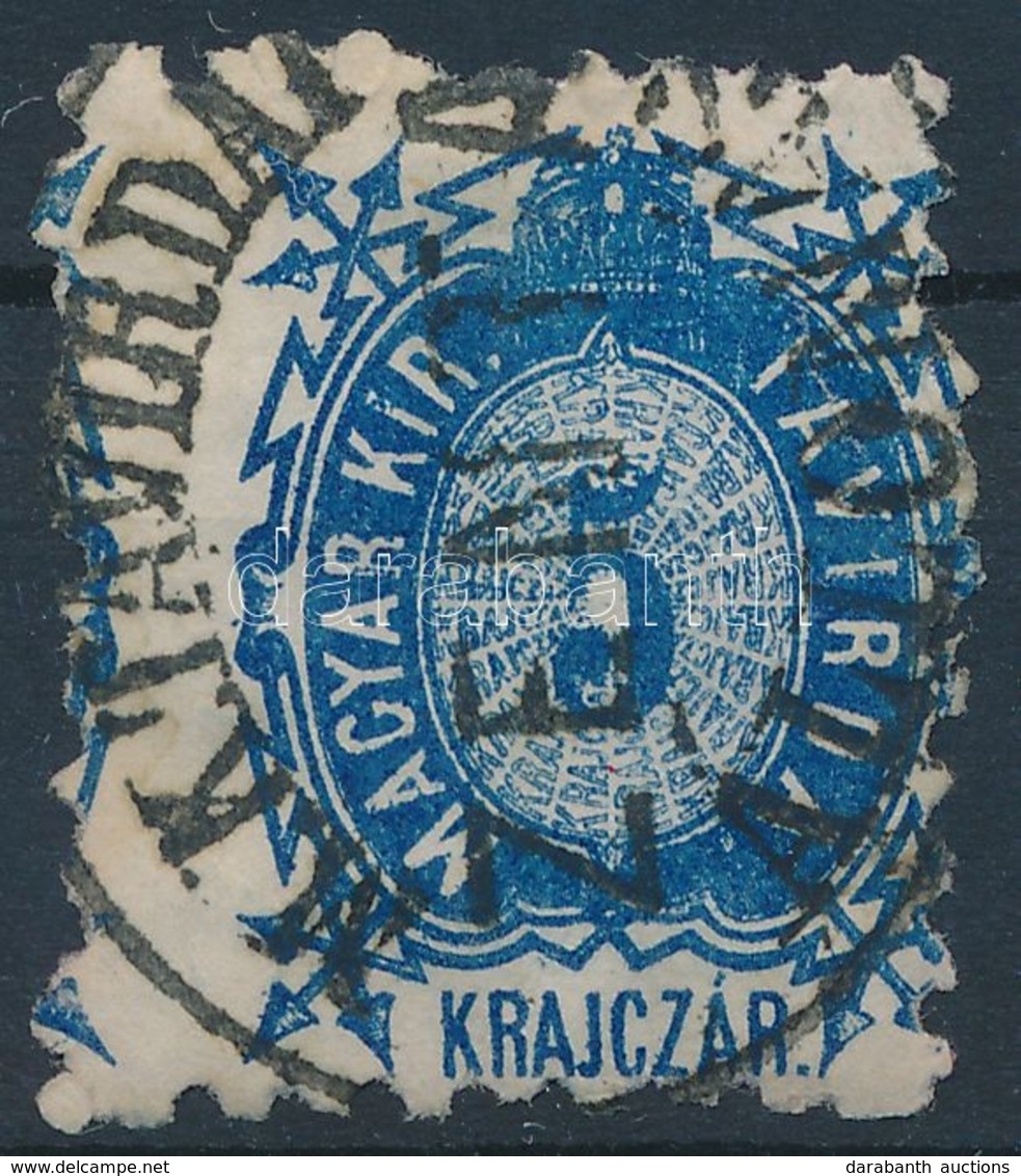 O 1873 Távírda Kőnyomat 5kr  / Telegraph Stamp Mi 1 'M.K.TÁVÍRDAI ÁLLOMÁS / ZENTA' - Sonstige & Ohne Zuordnung