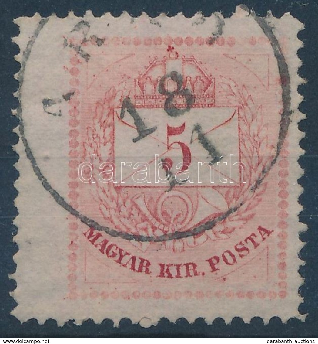 O 1874 2kr Extra Szélesre Fogazva, 25 Mm / Strongly Shifted Perforation - Autres & Non Classés