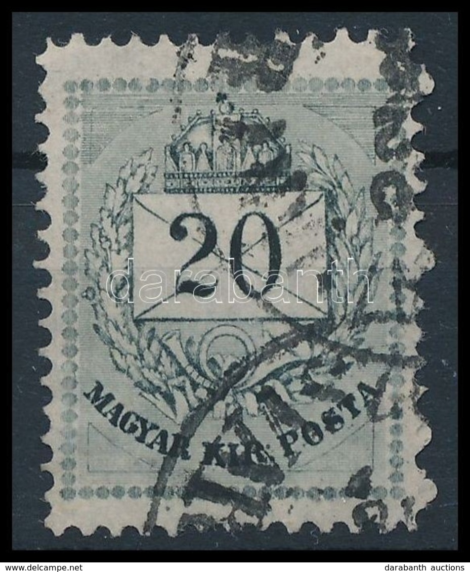 O 1874 20kr Ernyős Vésésjavítással / With Retouche - Other & Unclassified