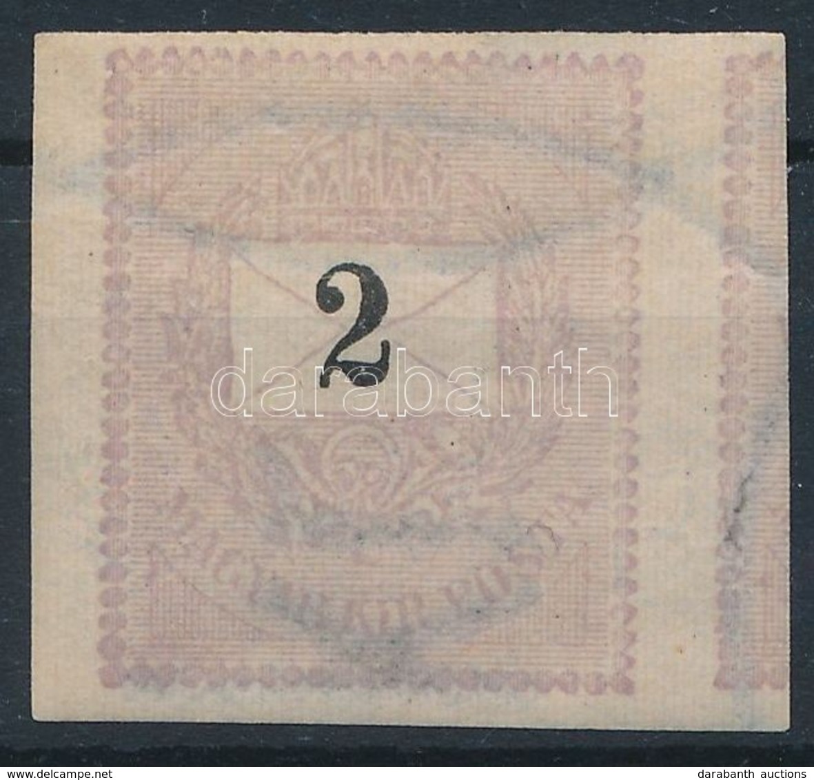 * 1889 2kr Vágott / Imperforate - Other & Unclassified