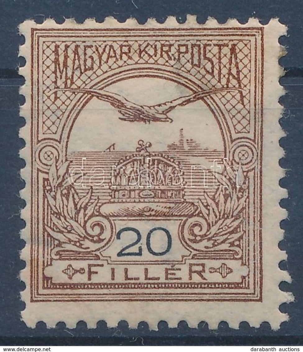 ** 1904 Turul 20f (12.000) / Mi 81 (apró Gumihiba / Small Gum Disturbance) - Other & Unclassified