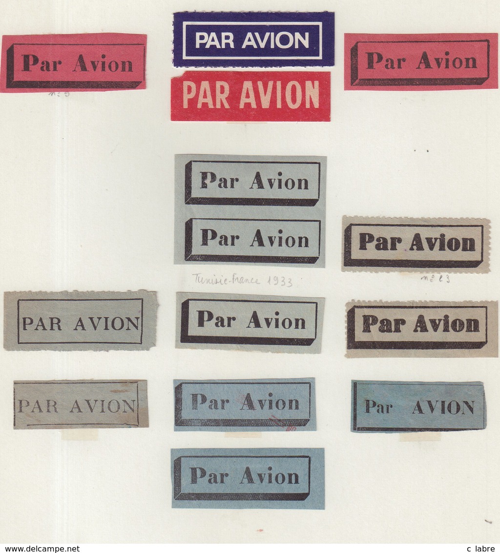 AVIATION : FRANCE .  AIR FRANCE .DIVERS ETIQUETTES . - Autres & Non Classés