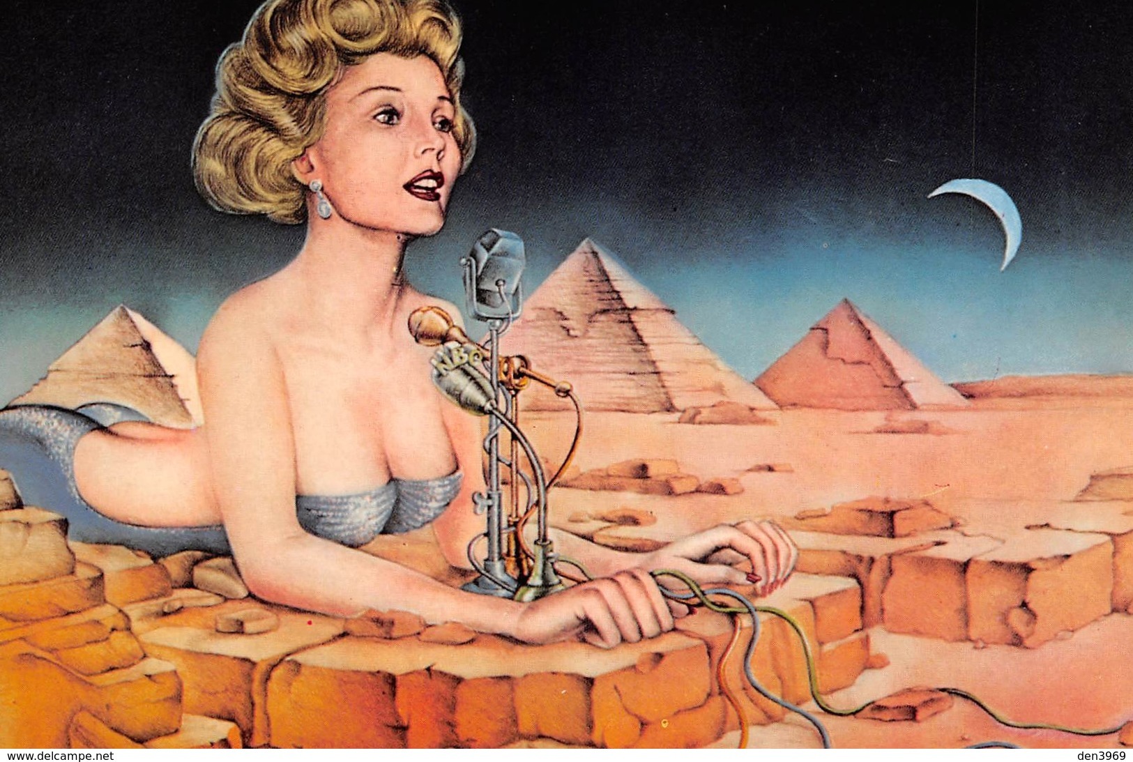 Jean LAGARRIGUE - Stars Sphynx - Série Illustrateurs Nugeron N'H 119 - Pin-Up Dessinée - Egypte - Pyramides - Pin-Ups