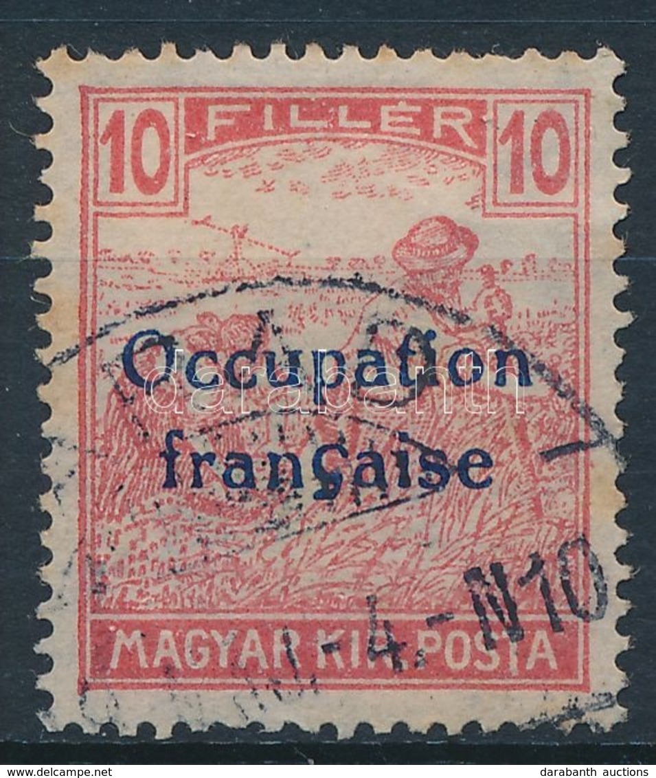 O 1919 Arató 10f Első Napi Bélyegzéssel / Mi 10  Signed: Bodor - Other & Unclassified