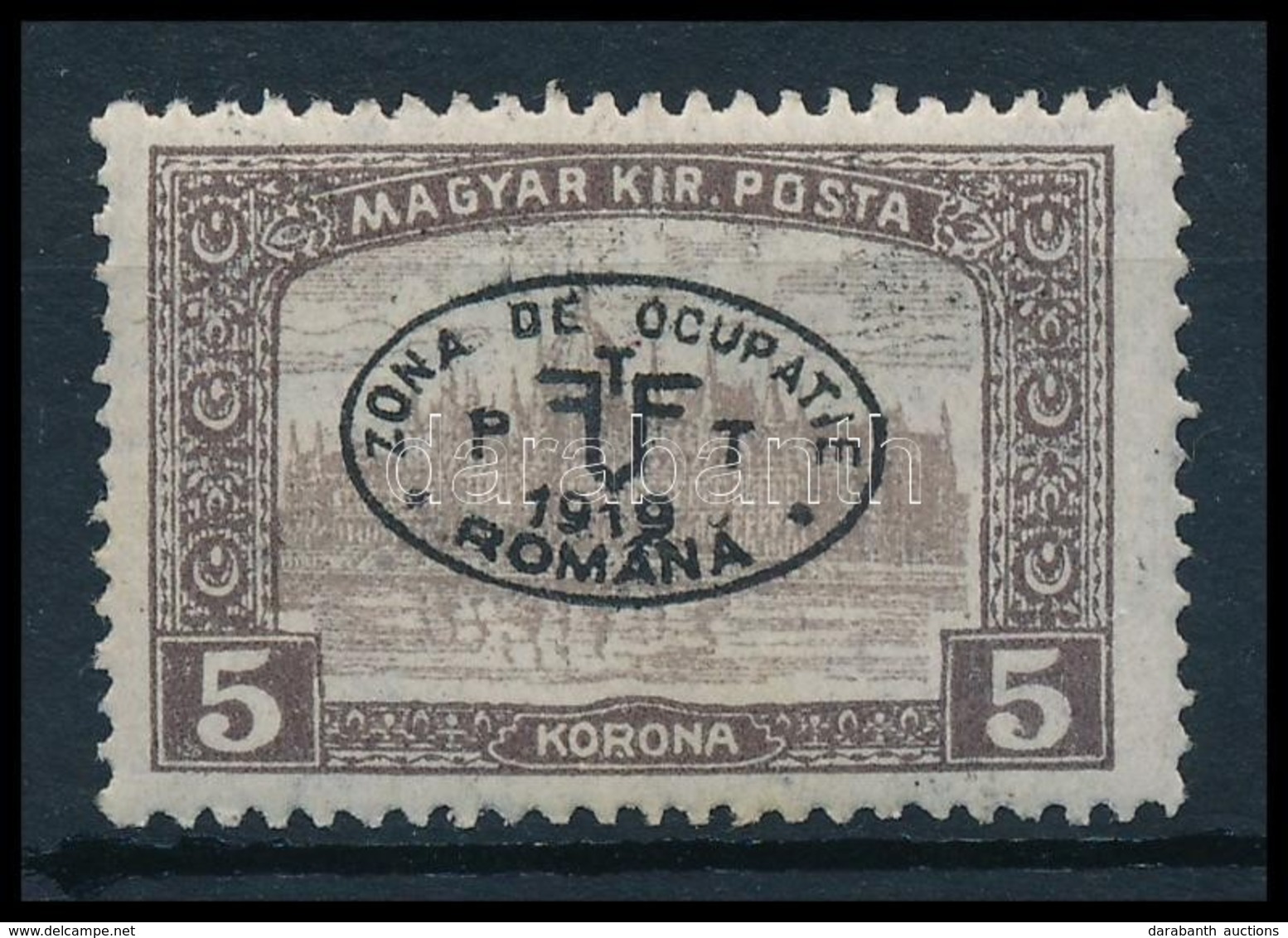 ** 1919 Parlament 5K (10.000) / Mi 32 Signed: Bodor - Other & Unclassified