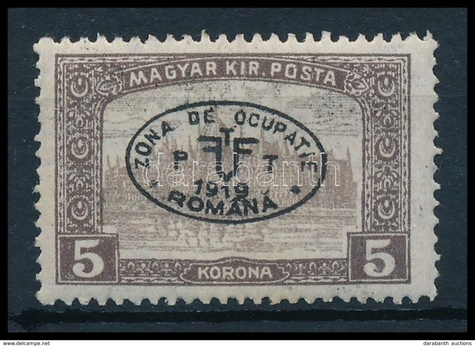 ** 1919 Parlament 5K (10.000) / Mi 32 Signed: Bodor - Autres & Non Classés