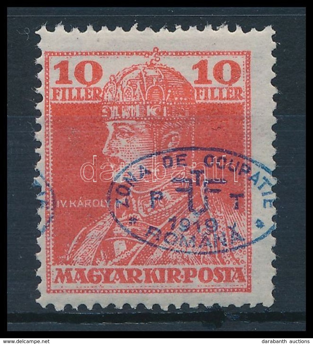 * Debrecen I. 1919 Károly 10f (17.000) / Mi 37. Signed: Bodor - Other & Unclassified