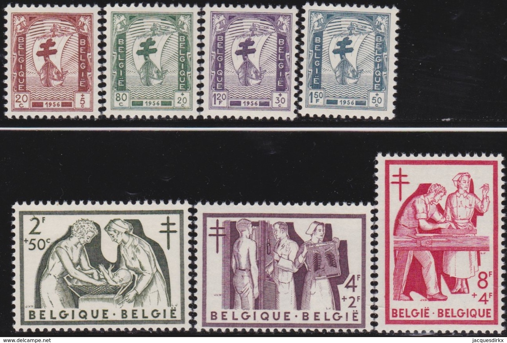 Belgie    .    OBP   .     998/1004       .     **   .      Postfris      .  / .   Neuf SANS Charniere - Neufs