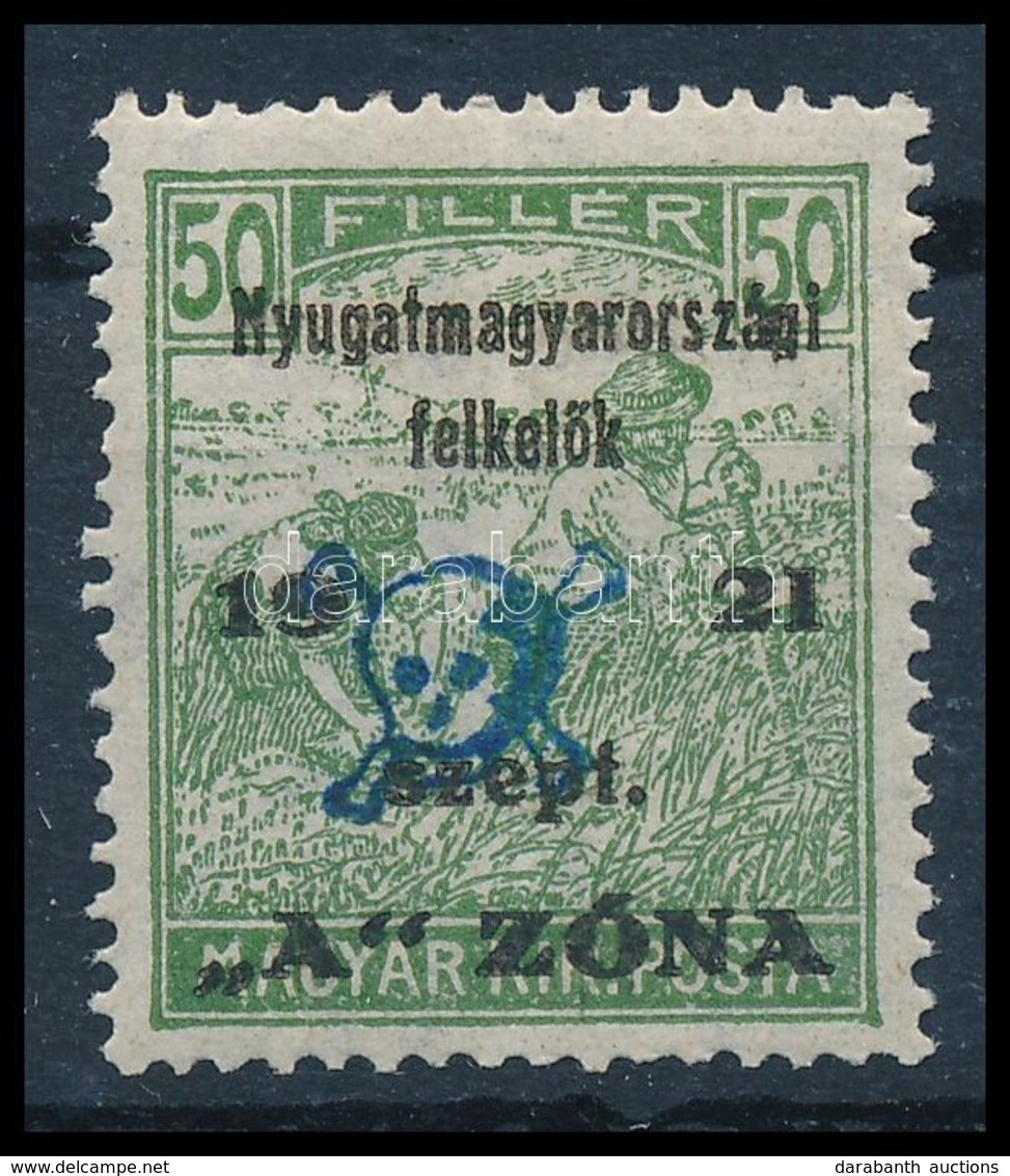 ** Nyugat-Magyarország II. 1921 Arató 50f (18.000) / Mi 16 Signed: Bodor - Autres & Non Classés